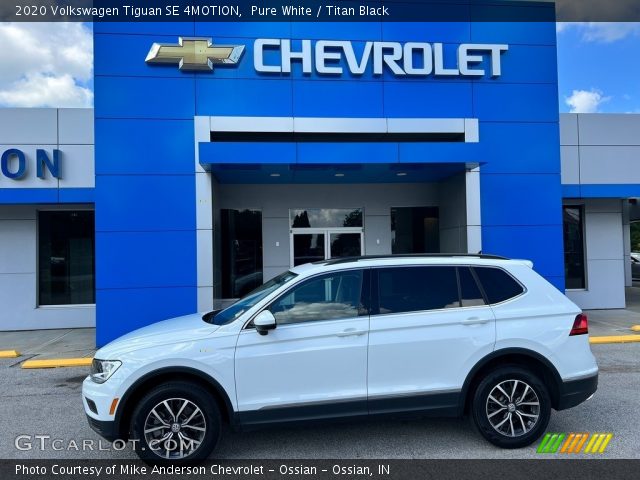 2020 Volkswagen Tiguan SE 4MOTION in Pure White