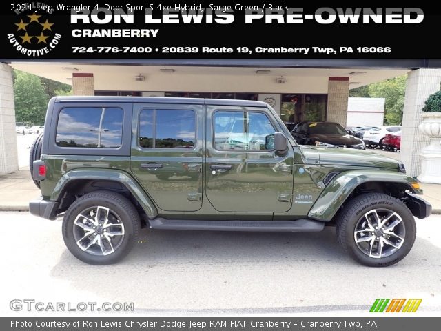 2024 Jeep Wrangler 4-Door Sport S 4xe Hybrid in Sarge Green