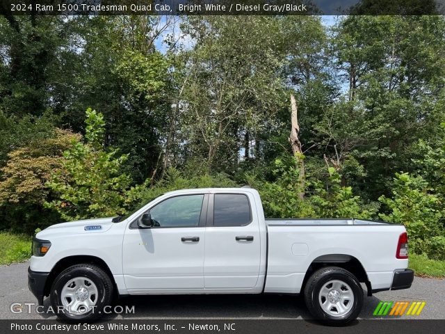 2024 Ram 1500 Tradesman Quad Cab in Bright White