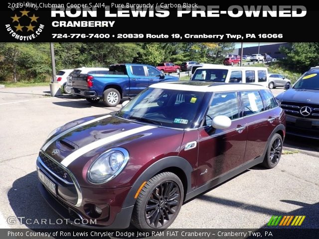 2019 Mini Clubman Cooper S All4 in Pure Burgundy