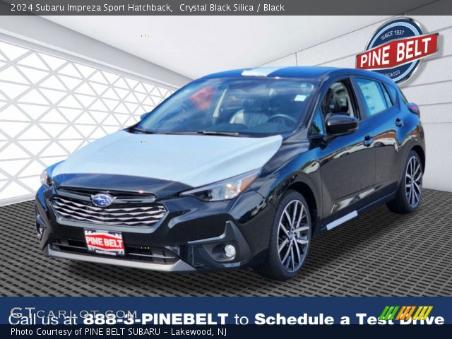 2024 Subaru Impreza Sport Hatchback in Crystal Black Silica