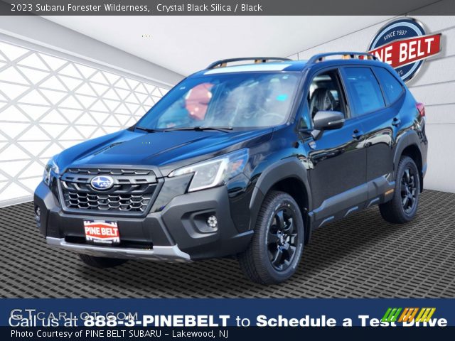 2023 Subaru Forester Wilderness in Crystal Black Silica