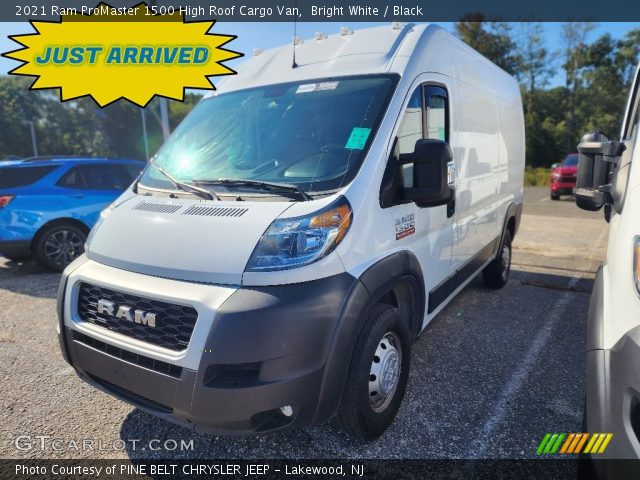 2021 Ram ProMaster 1500 High Roof Cargo Van in Bright White