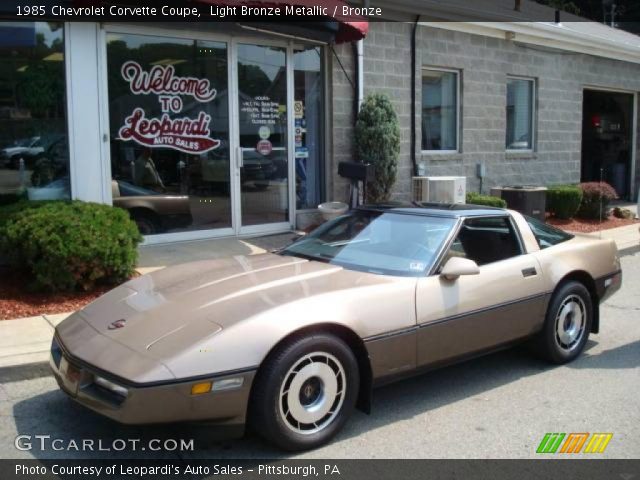 1985 Chevrolet Corvette Coupe in Light Bronze Metallic