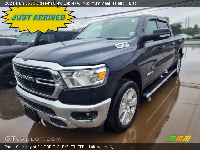 2021 Ram 1500 Big Horn Crew Cab 4x4 in Maximum Steel Metallic