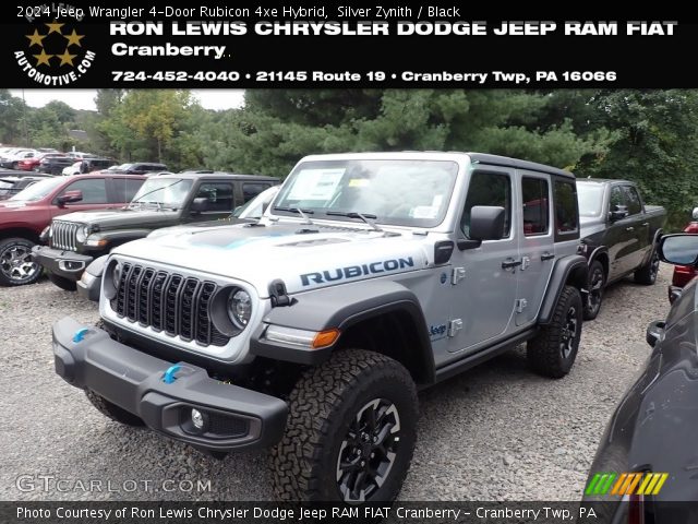 2024 Jeep Wrangler 4-Door Rubicon 4xe Hybrid in Silver Zynith