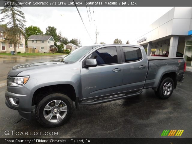 2018 Chevrolet Colorado Z71 Crew Cab 4x4 in Satin Steel Metallic