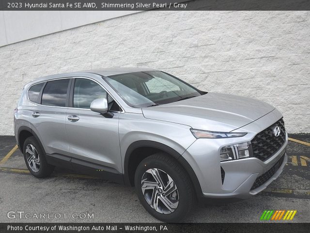 2023 Hyundai Santa Fe SE AWD in Shimmering Silver Pearl