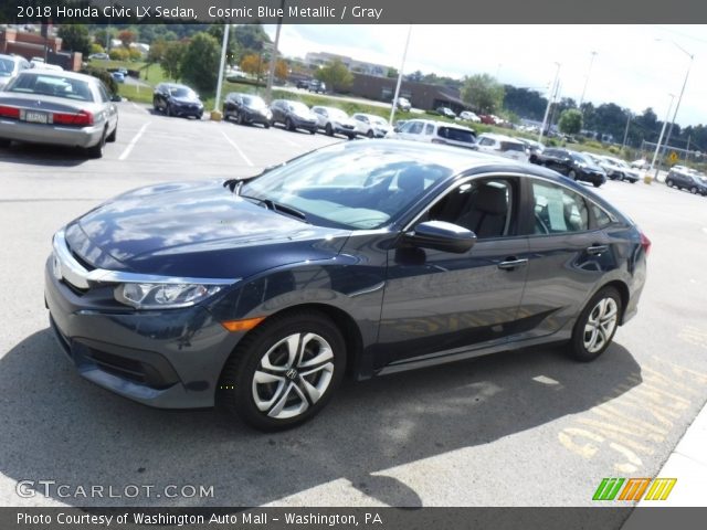 2018 Honda Civic LX Sedan in Cosmic Blue Metallic