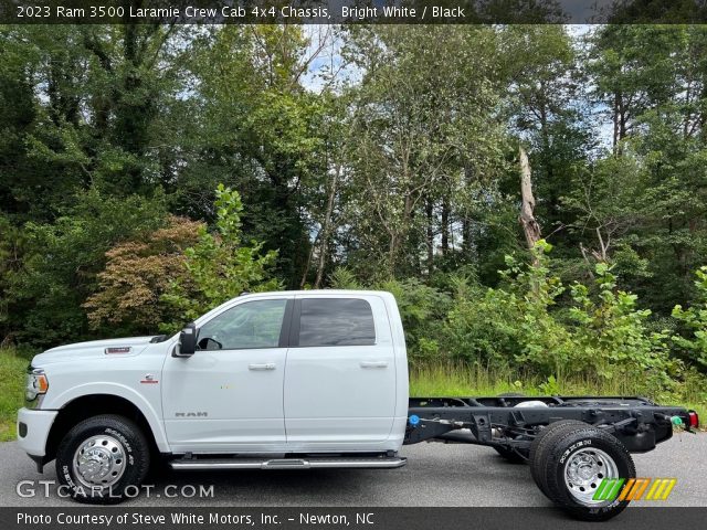 2023 Ram 3500 Laramie Crew Cab 4x4 Chassis in Bright White