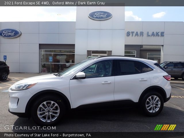 2021 Ford Escape SE 4WD in Oxford White