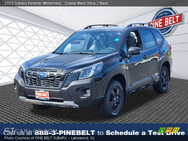 2023 Subaru Forester Wilderness in Crystal Black Silica