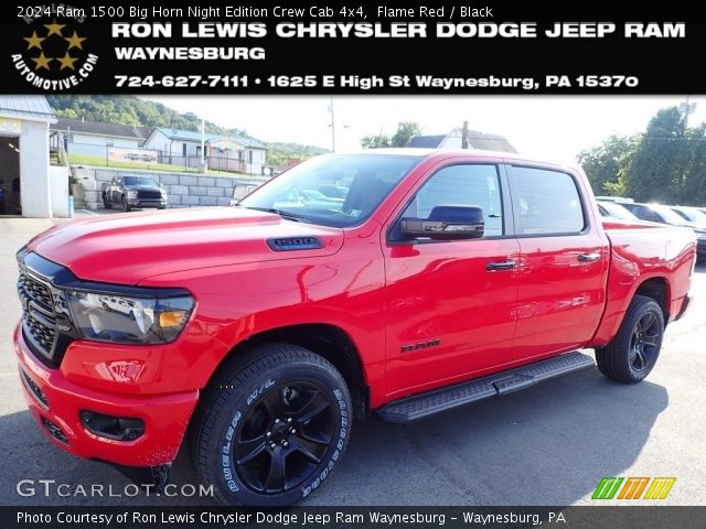2024 Ram 1500 Big Horn Night Edition Crew Cab 4x4 in Flame Red