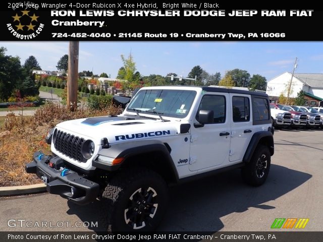 2024 Jeep Wrangler 4-Door Rubicon X 4xe Hybrid in Bright White
