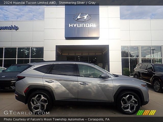 2024 Hyundai Tucson Limited AWD in Shimmering Silver