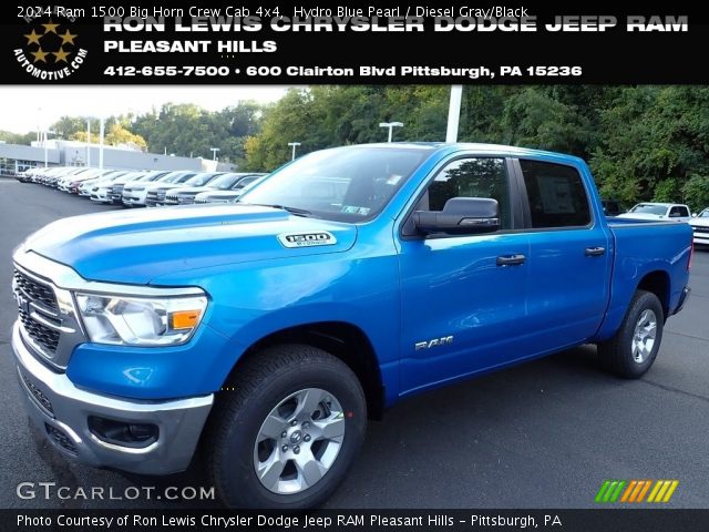 2024 Ram 1500 Big Horn Crew Cab 4x4 in Hydro Blue Pearl