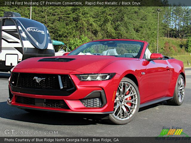 2024 Ford Mustang GT Premium Convertible in Rapid Red Metallic