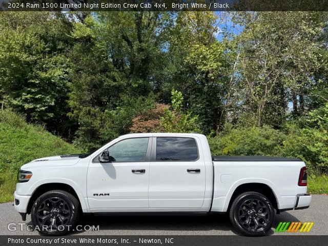 2024 Ram 1500 Limited Night Edition Crew Cab 4x4 in Bright White