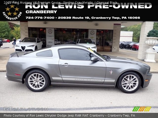 2013 Ford Mustang V6 Premium Coupe in Sterling Gray Metallic