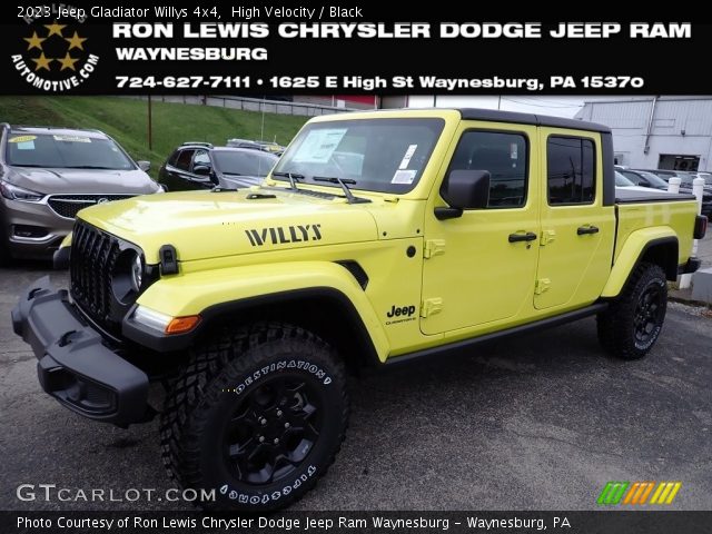 2023 Jeep Gladiator Willys 4x4 in High Velocity