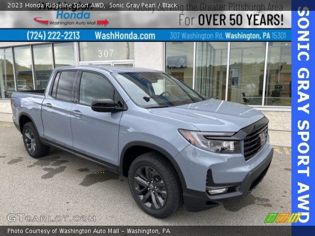 2023 Honda Ridgeline Sport AWD in Sonic Gray Pearl