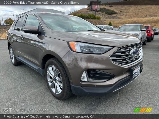 2019 Ford Edge Titanium AWD in Stone Gray