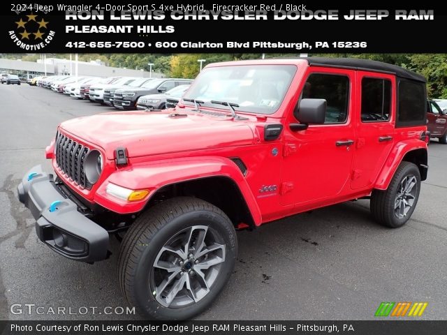 2024 Jeep Wrangler 4-Door Sport S 4xe Hybrid in Firecracker Red