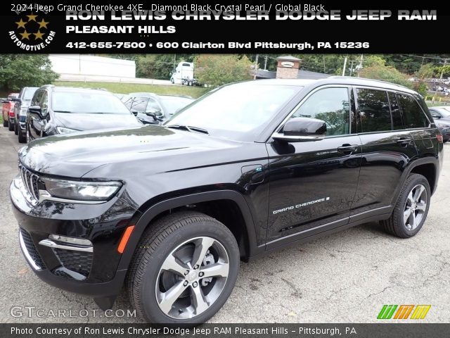 2024 Jeep Grand Cherokee 4XE in Diamond Black Crystal Pearl