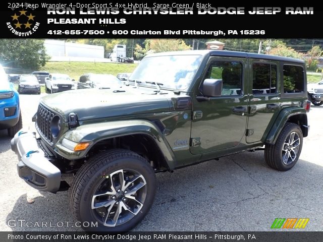 2024 Jeep Wrangler 4-Door Sport S 4xe Hybrid in Sarge Green