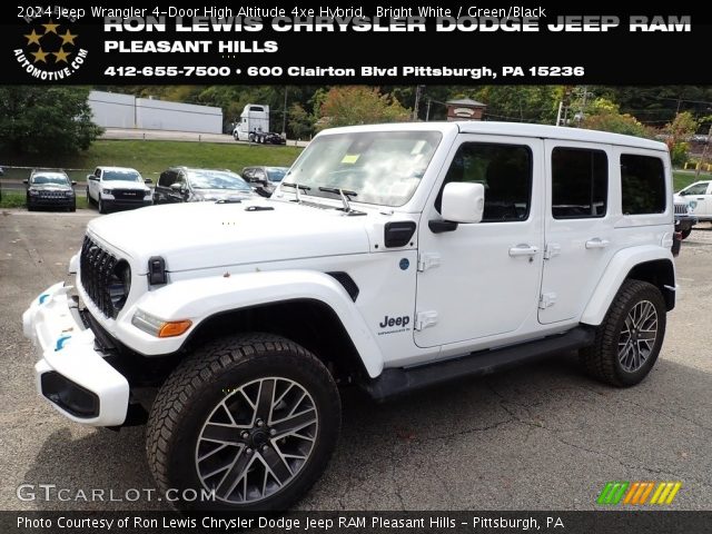 2024 Jeep Wrangler 4-Door High Altitude 4xe Hybrid in Bright White