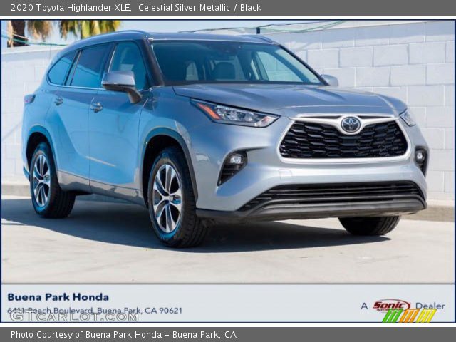 2020 Toyota Highlander XLE in Celestial Silver Metallic