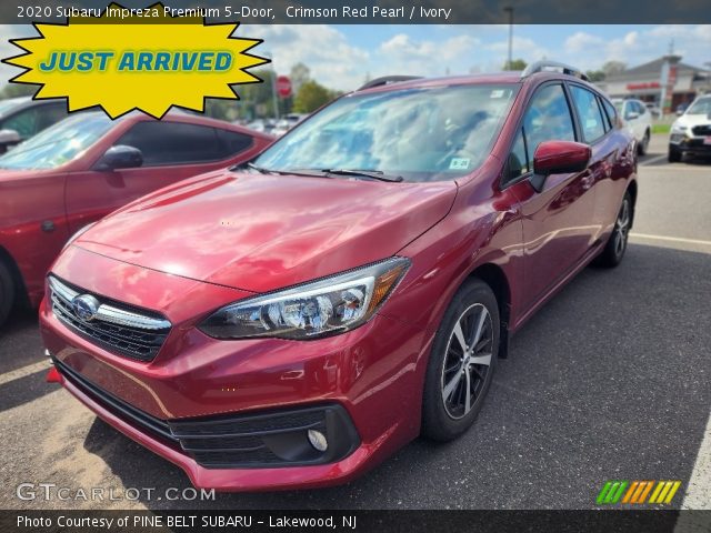 2020 Subaru Impreza Premium 5-Door in Crimson Red Pearl