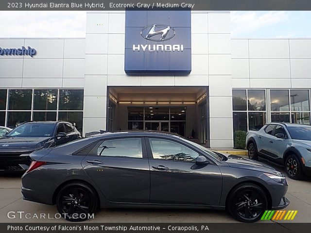 2023 Hyundai Elantra Blue Hybrid in Ecotronic Gray