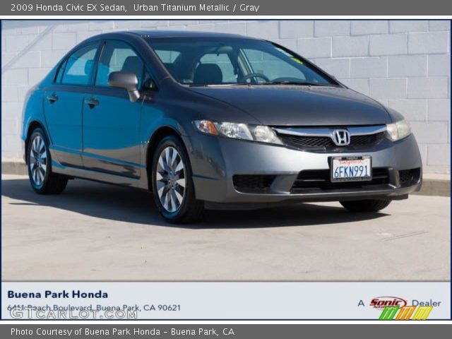 2009 Honda Civic EX Sedan in Urban Titanium Metallic