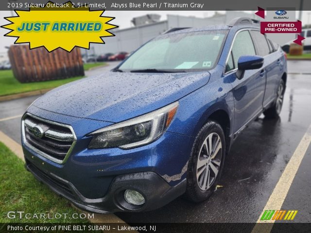 2019 Subaru Outback 2.5i Limited in Abyss Blue Pearl