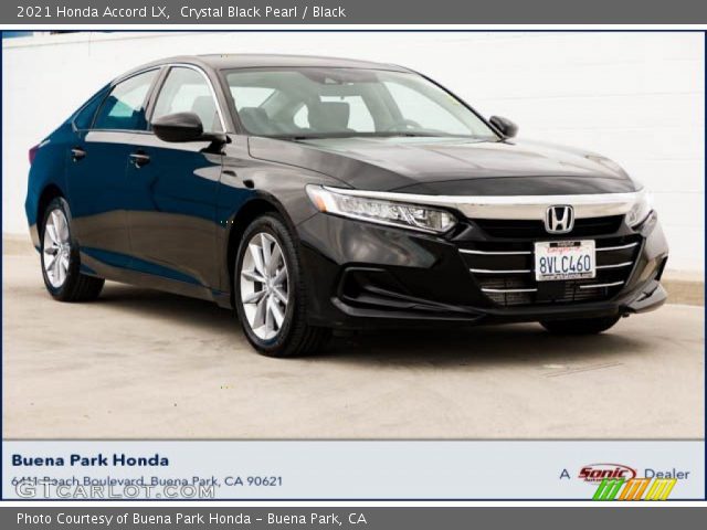 2021 Honda Accord LX in Crystal Black Pearl
