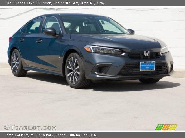 2024 Honda Civic EX Sedan in Meteorite Gray Metallic