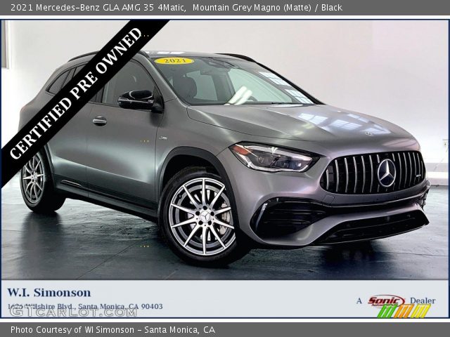 2021 Mercedes-Benz GLA AMG 35 4Matic in Mountain Grey Magno (Matte)