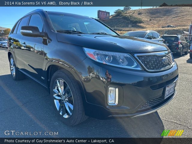 2014 Kia Sorento SX V6 AWD in Ebony Black