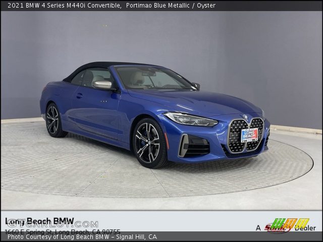 2021 BMW 4 Series M440i Convertible in Portimao Blue Metallic
