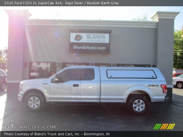 2016 Ford F150 XL SuperCab 4x4 in Ingot Silver