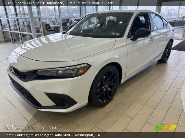 2024 Honda Civic Sport Hatchback in Platinum White Pearl