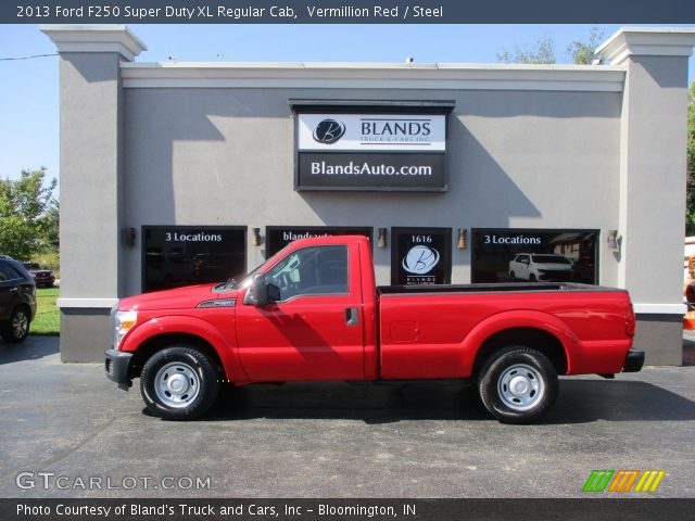 2013 Ford F250 Super Duty XL Regular Cab in Vermillion Red