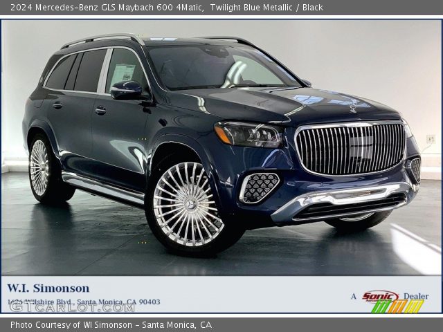 2024 Mercedes-Benz GLS Maybach 600 4Matic in Twilight Blue Metallic