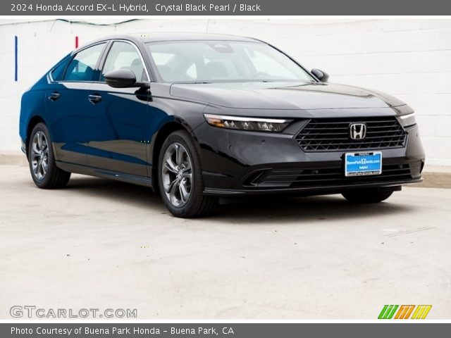 2024 Honda Accord EX-L Hybrid in Crystal Black Pearl