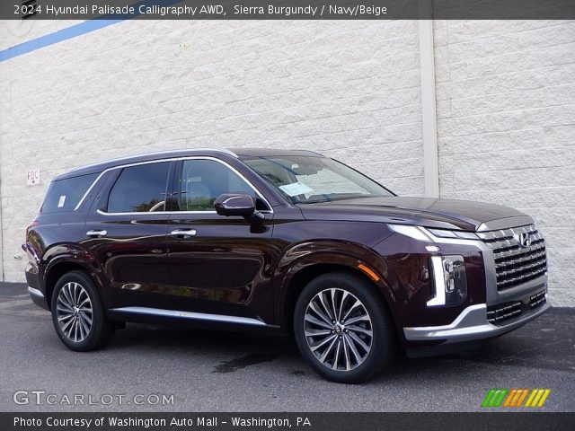 2024 Hyundai Palisade Calligraphy AWD in Sierra Burgundy