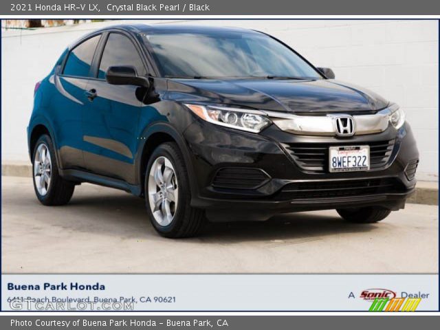 2021 Honda HR-V LX in Crystal Black Pearl