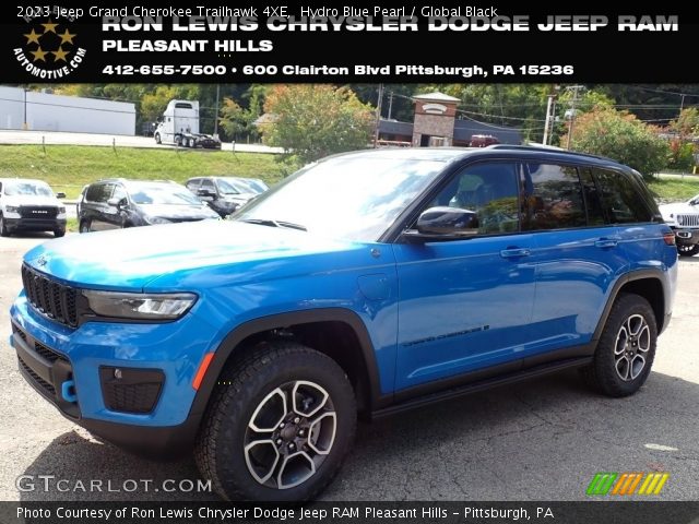 2023 Jeep Grand Cherokee Trailhawk 4XE in Hydro Blue Pearl