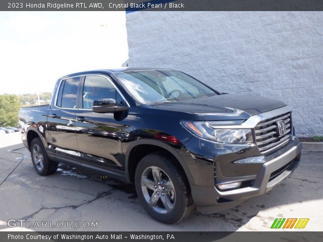 2023 Honda Ridgeline RTL AWD in Crystal Black Pearl