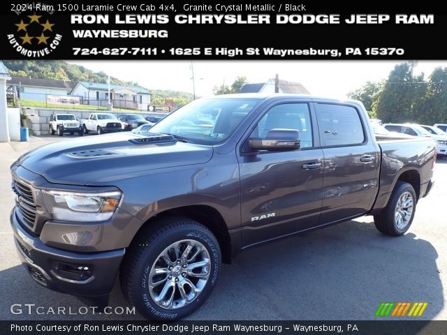 2024 Ram 1500 Laramie Crew Cab 4x4 in Granite Crystal Metallic